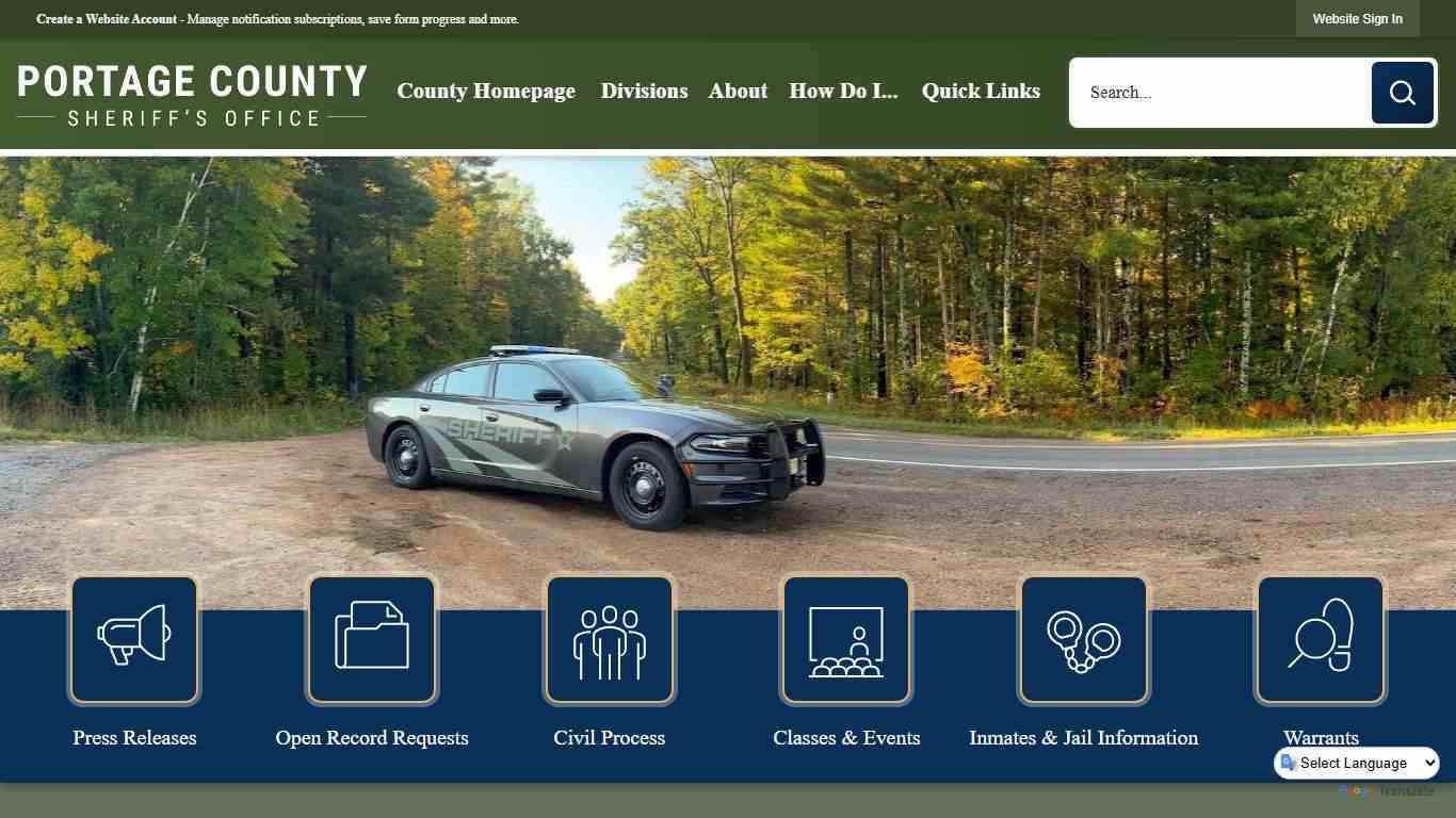 Sheriff's Office | Portage County, WI